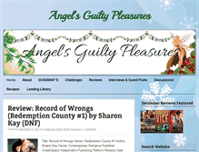 Tablet Screenshot of angelsguiltypleasures.com